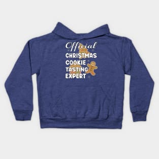 Funny Official Christmas Cookie Tasting Expert. Kids Hoodie